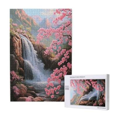 Puzzle 3000 Teile Fallen Puzzles für Erwachsene Blume HD Puzzel Anspruchsvolles und Lustig Kreatives Unterhaltungsspiel, DIY Holzpuzzle für Erwachsene Als Feiertage Deko Geschenk fur Frauen M-1947 von Yeogcohe